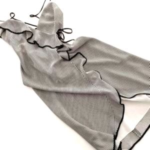 ABS by Allen Schwartz - Striped Wrap Dress